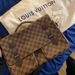 Louis Vuitton Damier Ebene Broadway Messenger Bag 2001